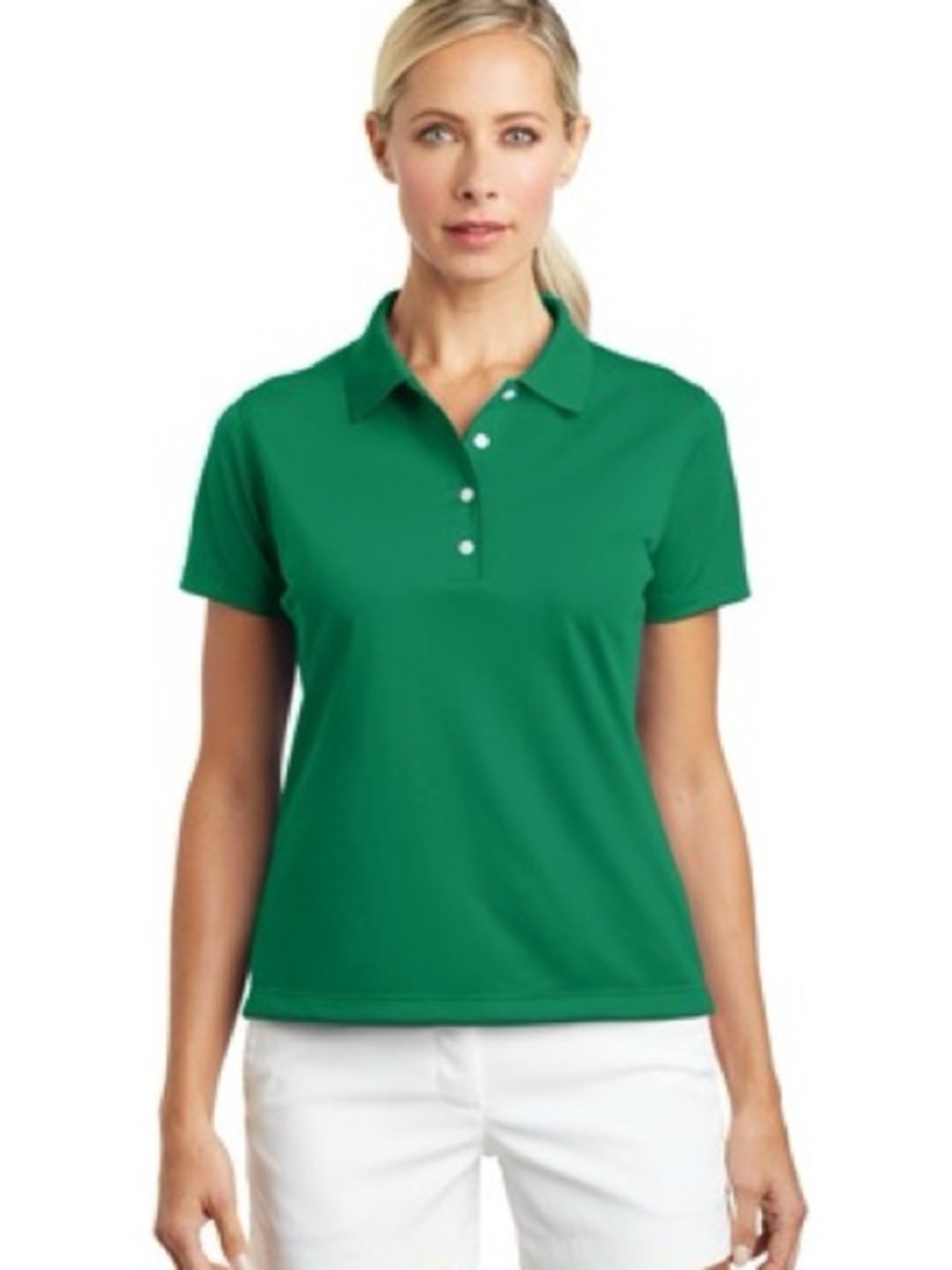 Nike Golf Green Short-Sleeve Dri-Fit Polo Top